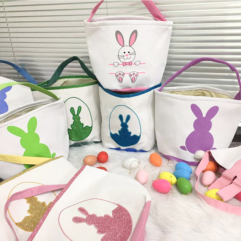 Happy Easter Basket Canvas